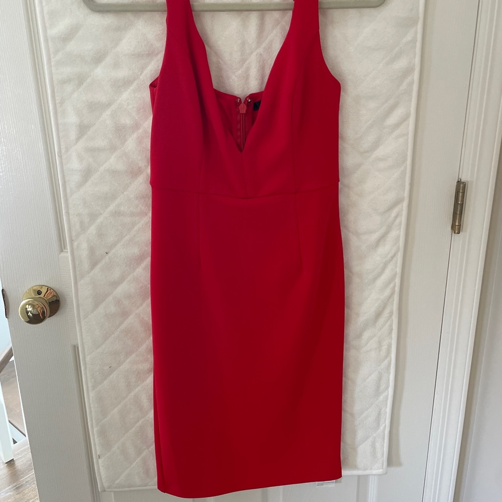 Aqua Red Cocktal Dress XS